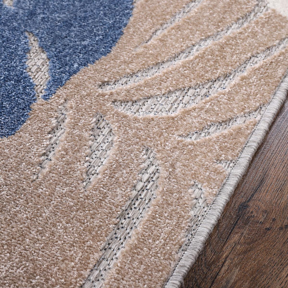 Tapis extérieur tissé kilim rectangle CHIMEKI — vue 6