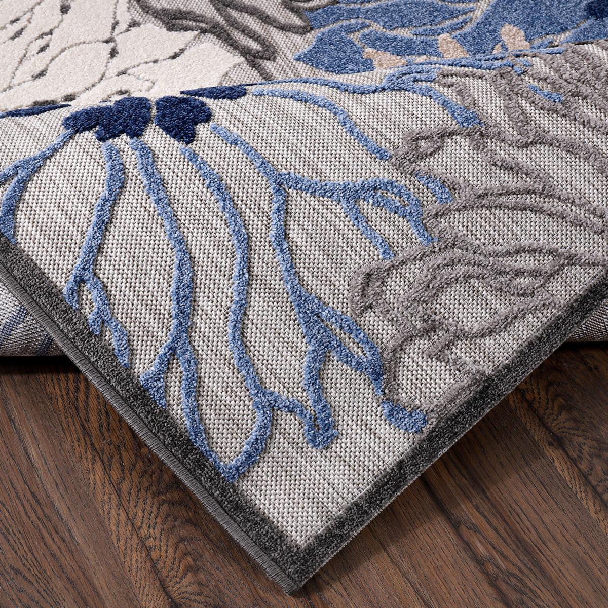 Tapis extérieur tissé kilim rectangle CHIMEKA — vue 6