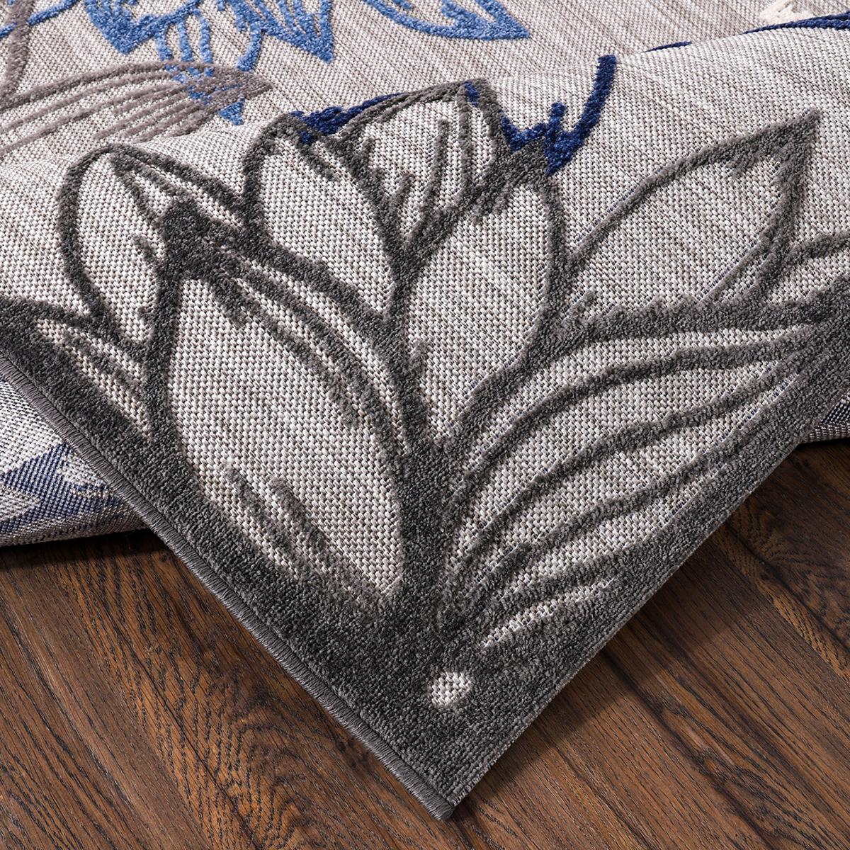 Tapis extérieur tissé kilim rectangle CHIMEKO — vue 5