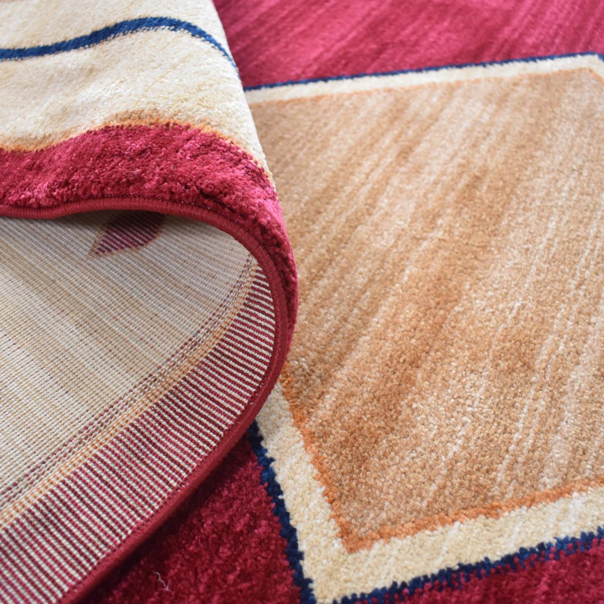 Tapis salon et chambre tissé motif simple CHOBAY 8 — vue 5