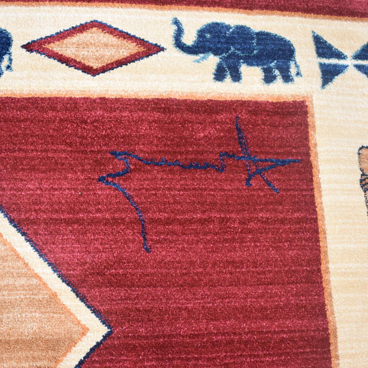 Tapis salon et chambre tissé motif simple CHOBAY 8 — vue 6