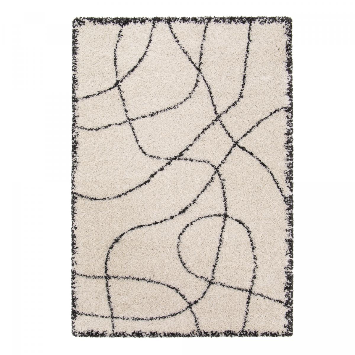 Tapis shaggy tissé motif berbère CROMA 10