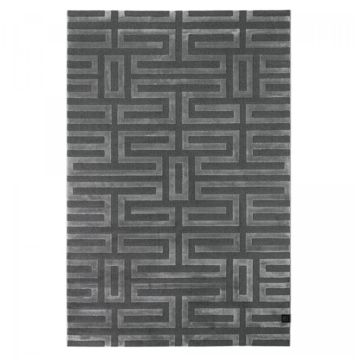 Tapis salon et chambre tissé motif géométrique CONRAD