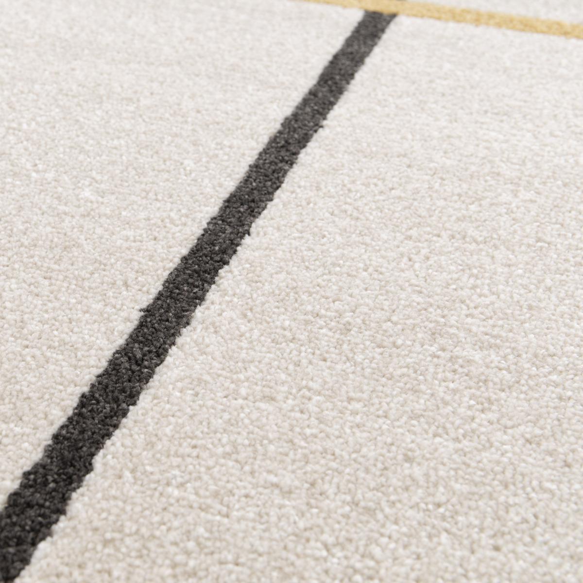 Tapis salon et chambre tissé motif géométrique CONTELUNE — vue 6