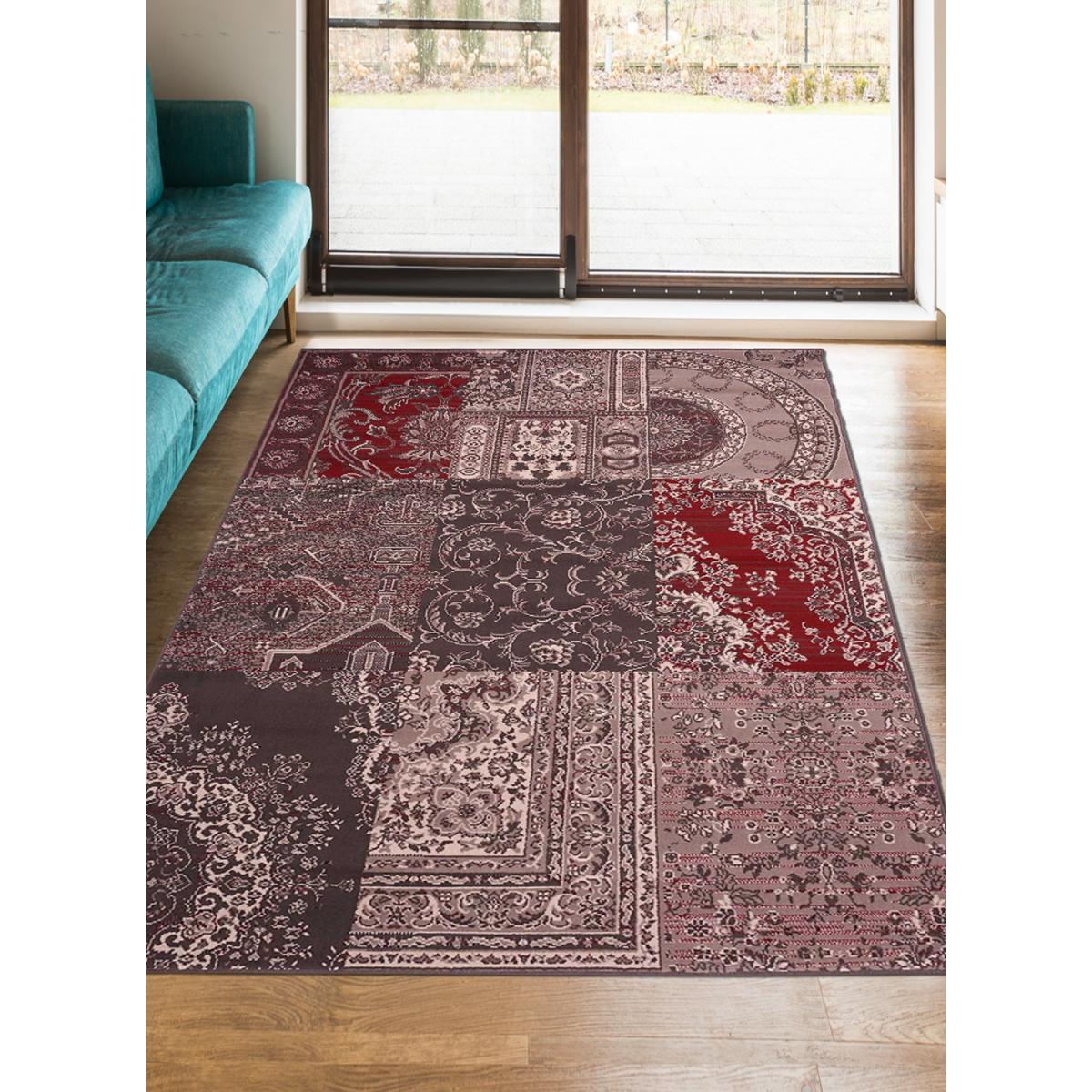 Tapis chambre tissé motif baroque LYN1 NYBRO — vue 5