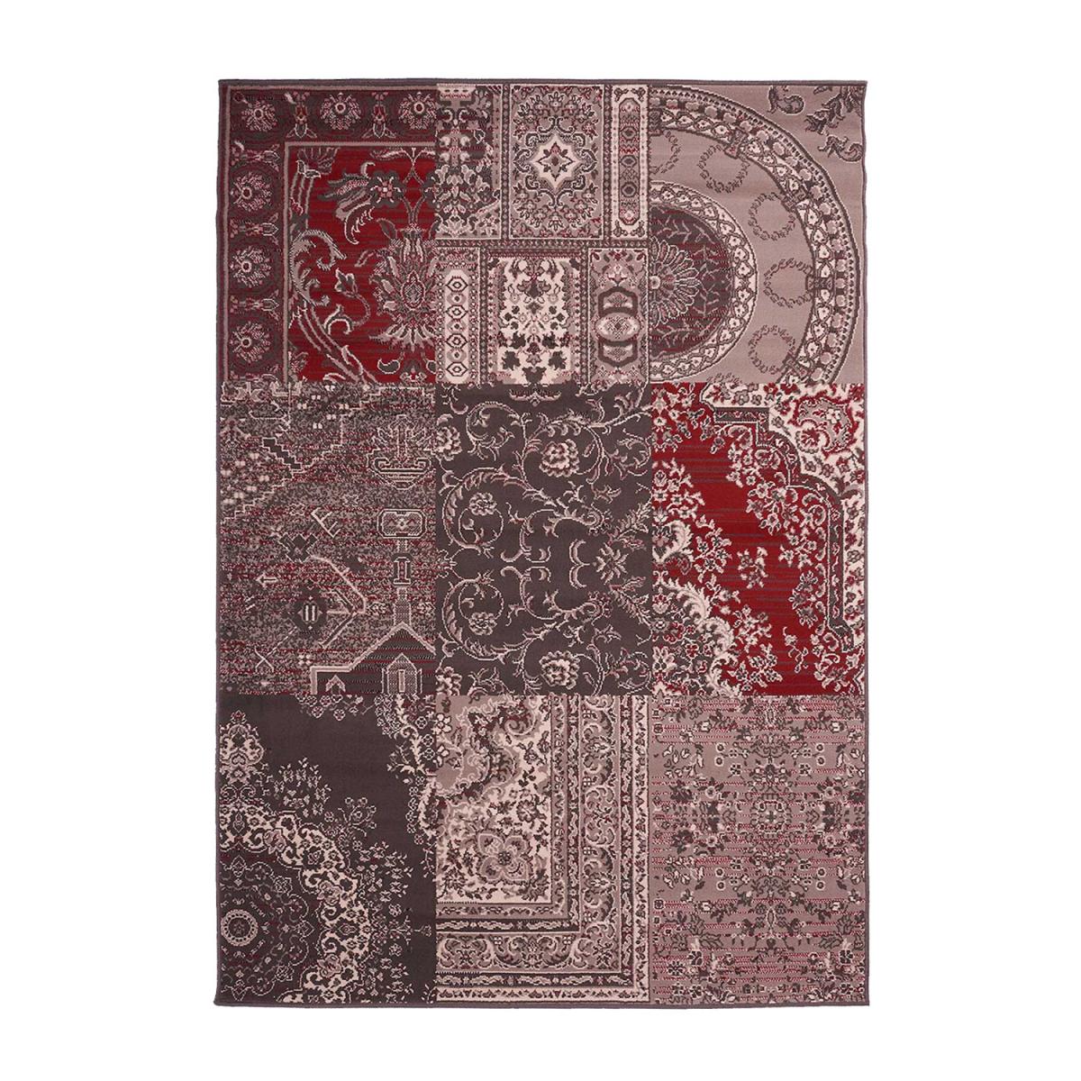 Tapis chambre tissé motif baroque LYN1 NYBRO