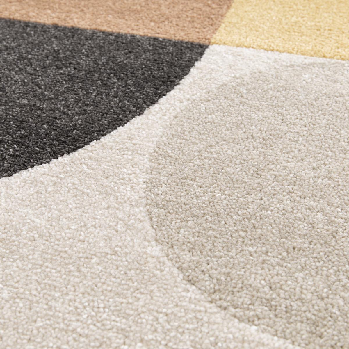 Tapis salon et chambre tissé motif géométrique CONTEMULTI — vue 4