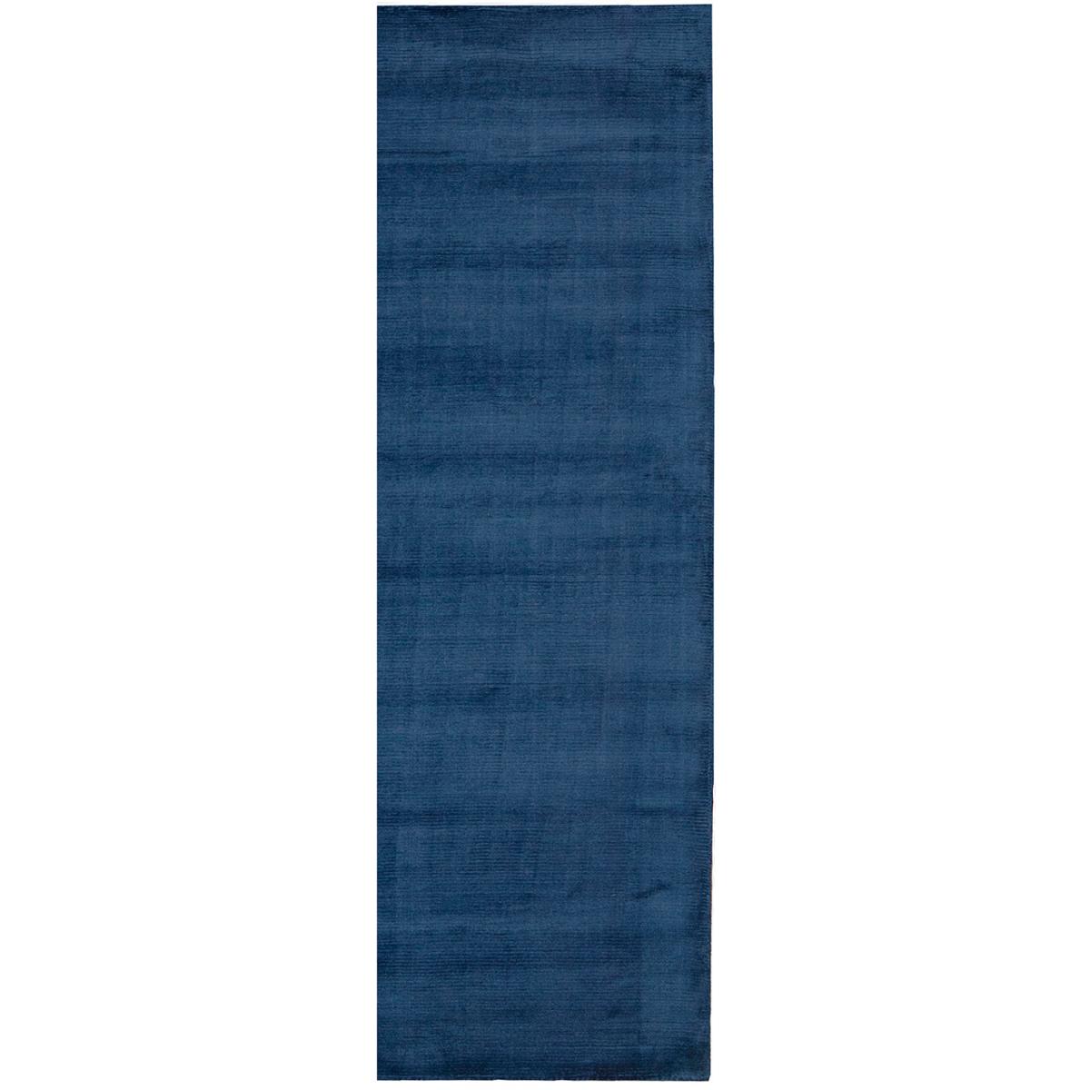 Tapis salon et chambre fait main en viscose motif uni LUNAR — vue 4