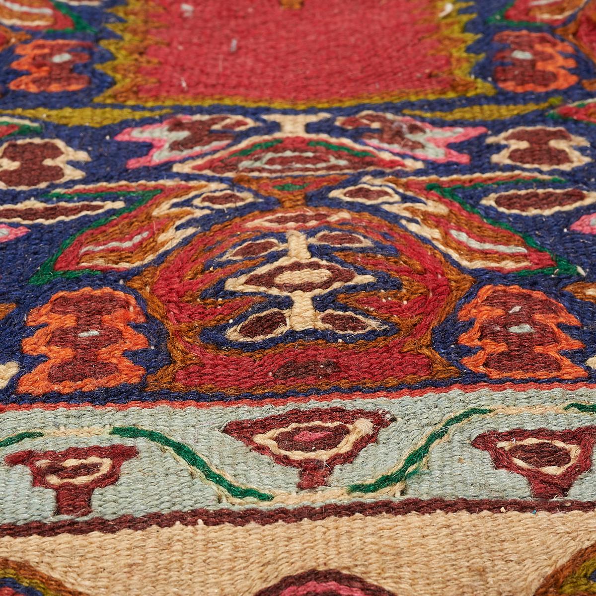 Authentique tapis d'Orient kilim fait main en laine SENNEH — vue 4