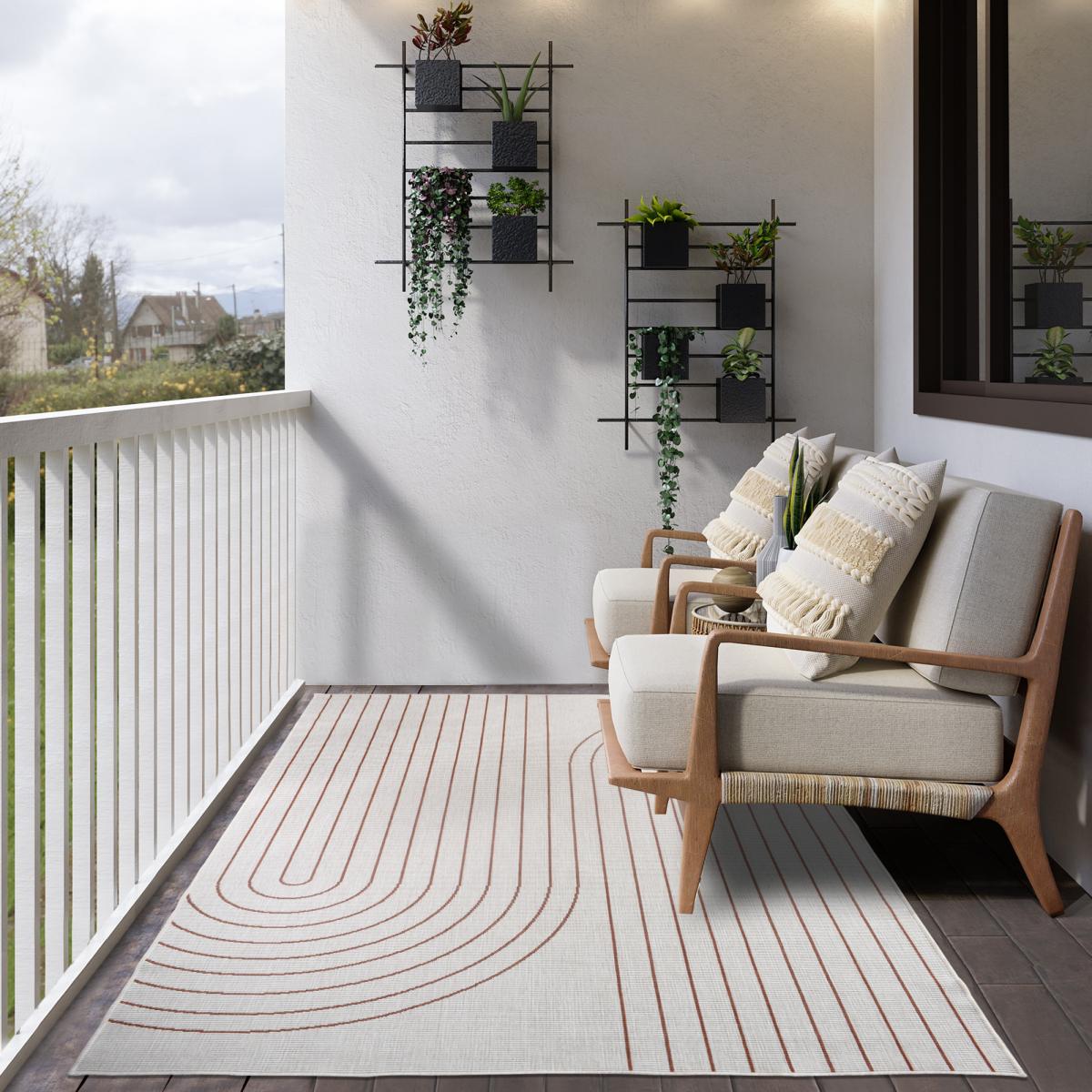 Tapis extérieur, kilim reversible AN REVERSIBLE — vue 3