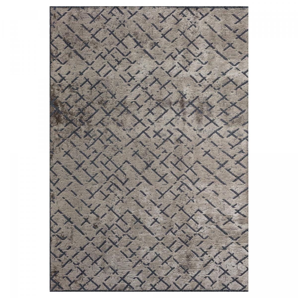 Tapis kilim tissé en coton motif simple CRISTYEL