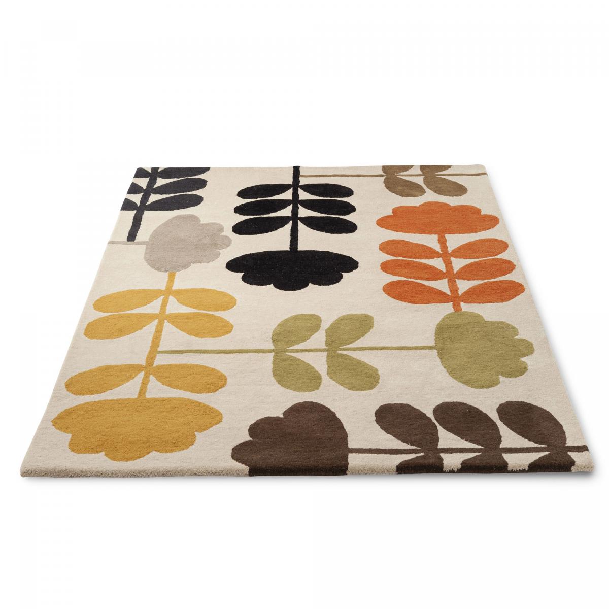 Tapis salon et chambre fait à la main en laine motif seventies — vue 5