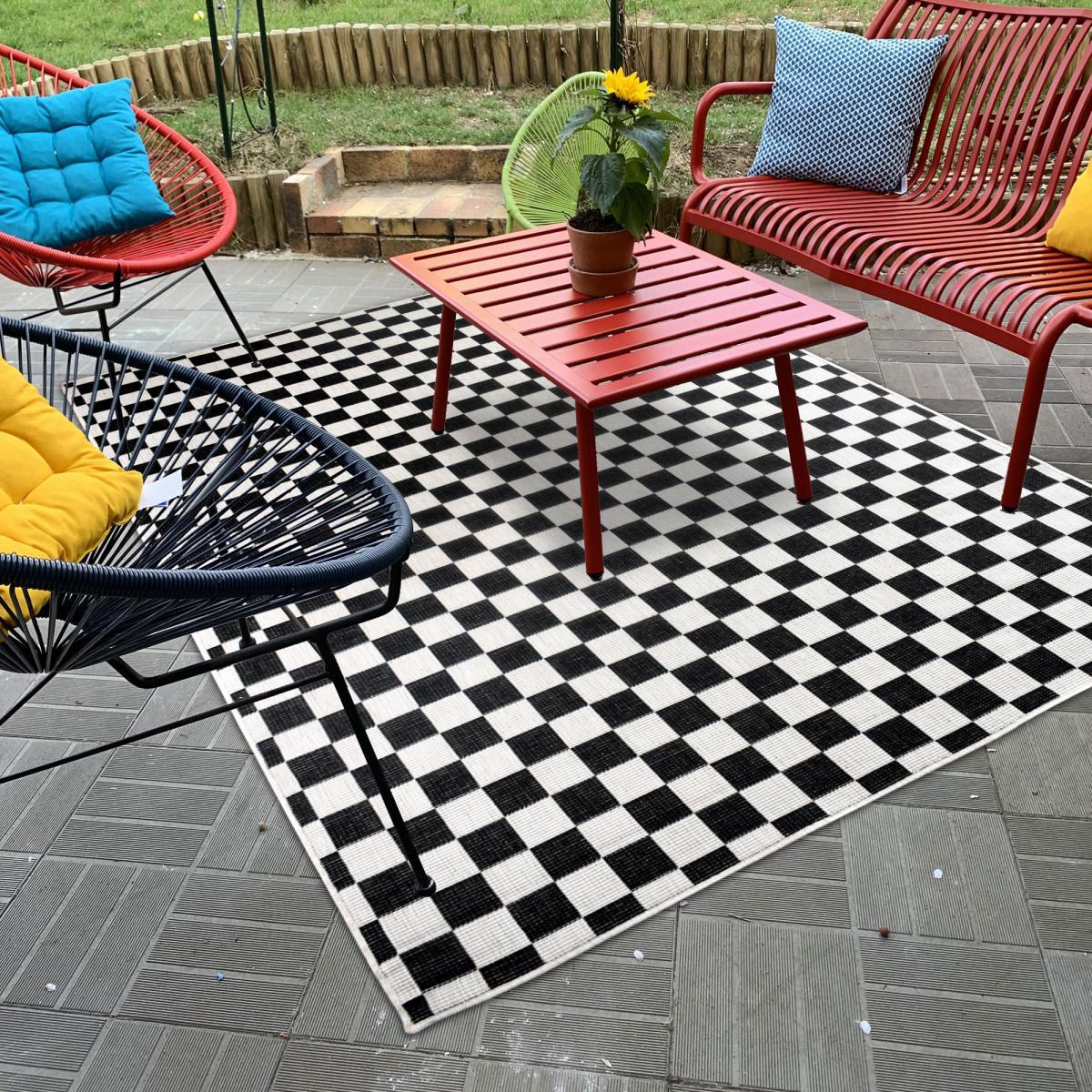 Tapis extérieur, kilim reversible A REVERSIBLE — vue 3