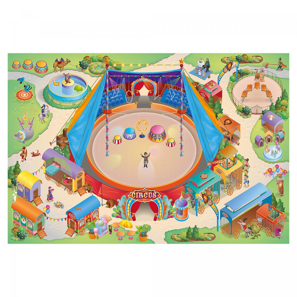 Tapis enfant tissé CIRQUE — vue 3