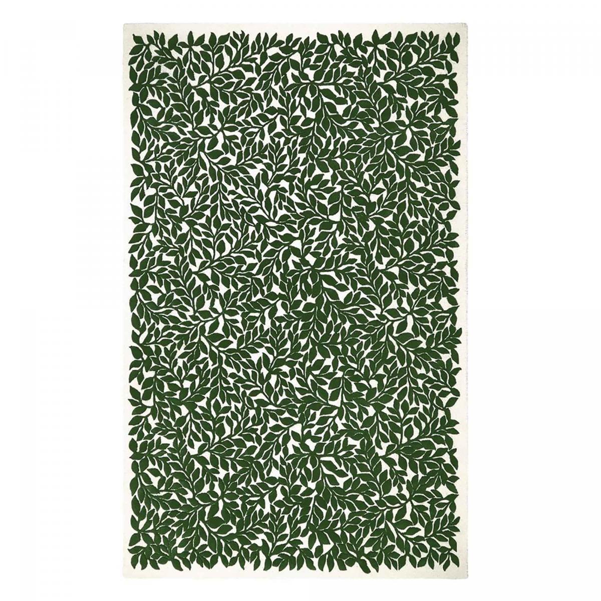 Tapis salon et chambre tufté en laine motif géométrique ROSEAU