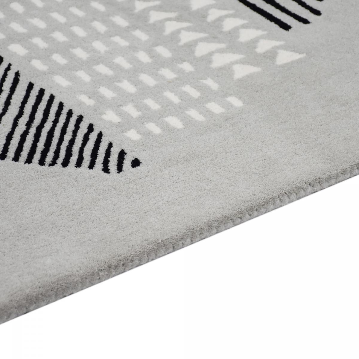 Tapis salon et chambre fait à la main en laine DECO STYLE — vue 4