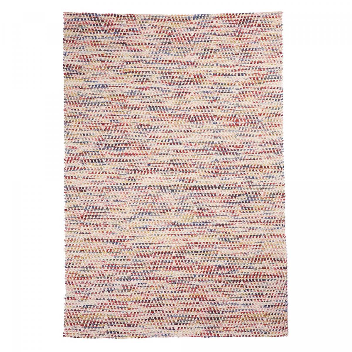 Tapis kilim fait à la main en laine motif ethnique