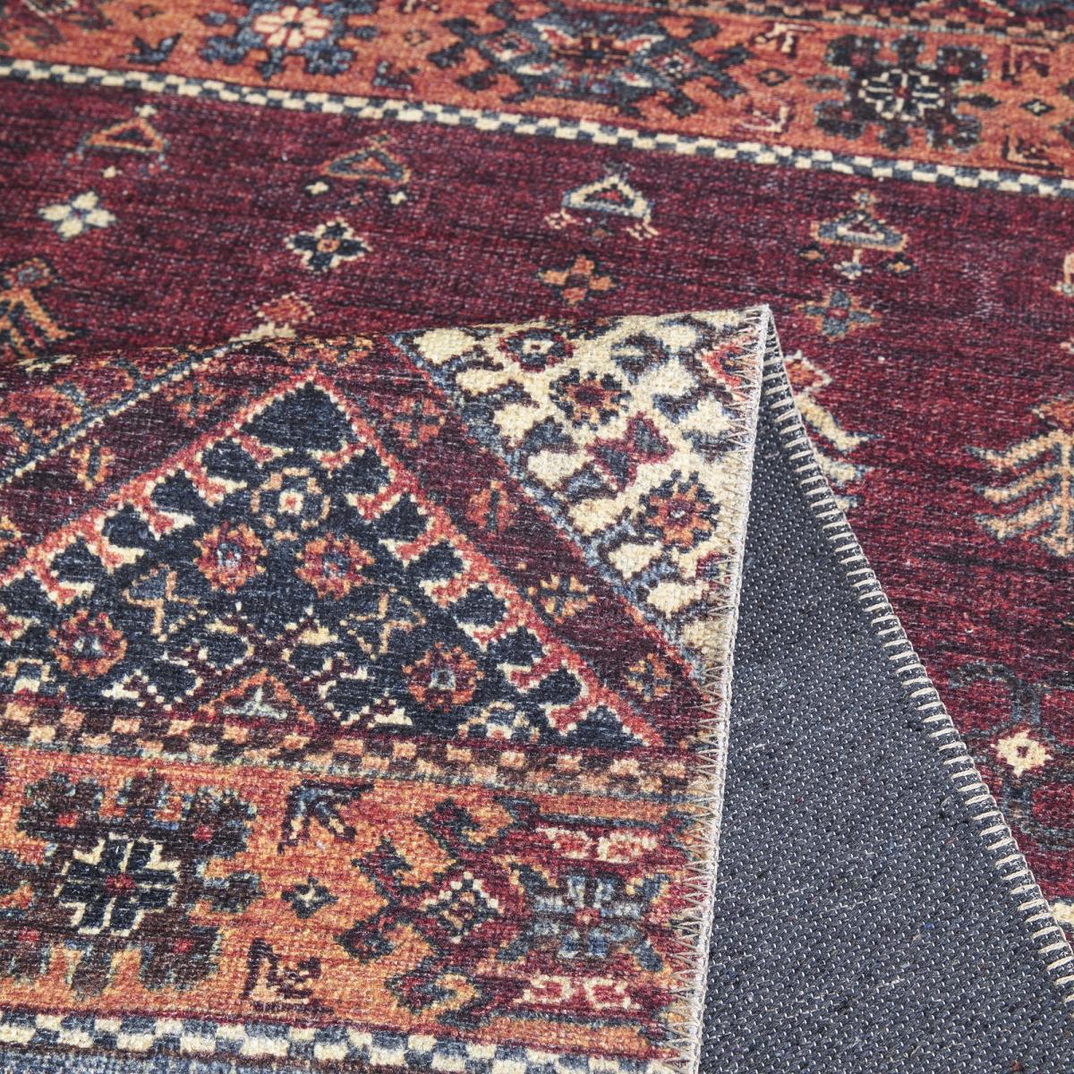 Tapis oriental tissé motif ethnique KHOURJINE1 — vue 5