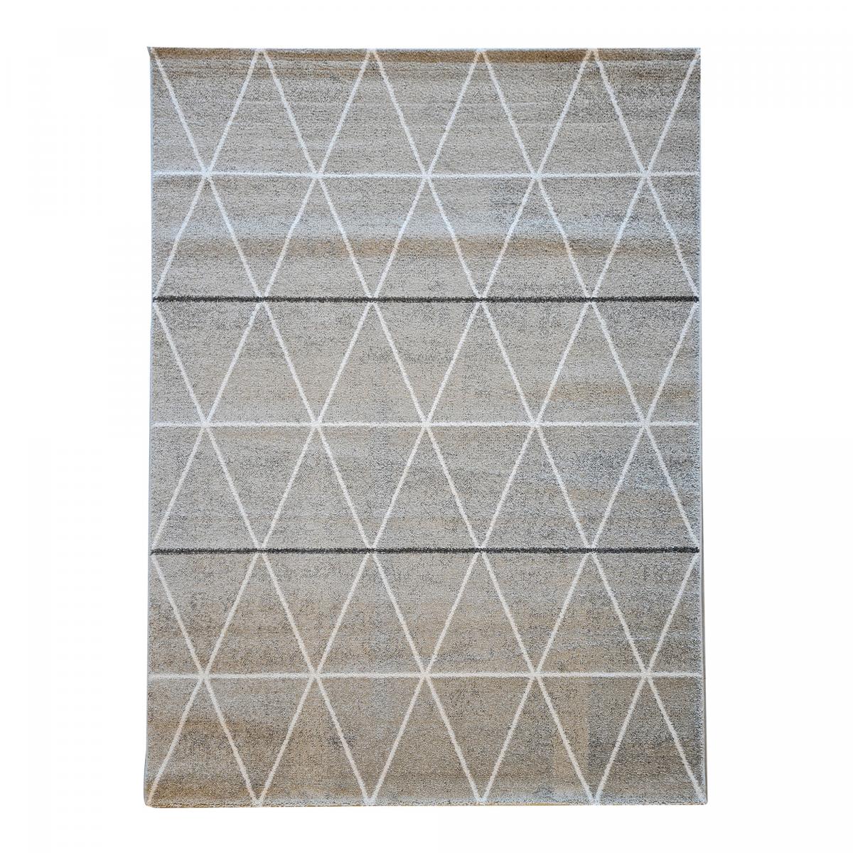Tapis chambre tissé motif scandinave LEYSAN