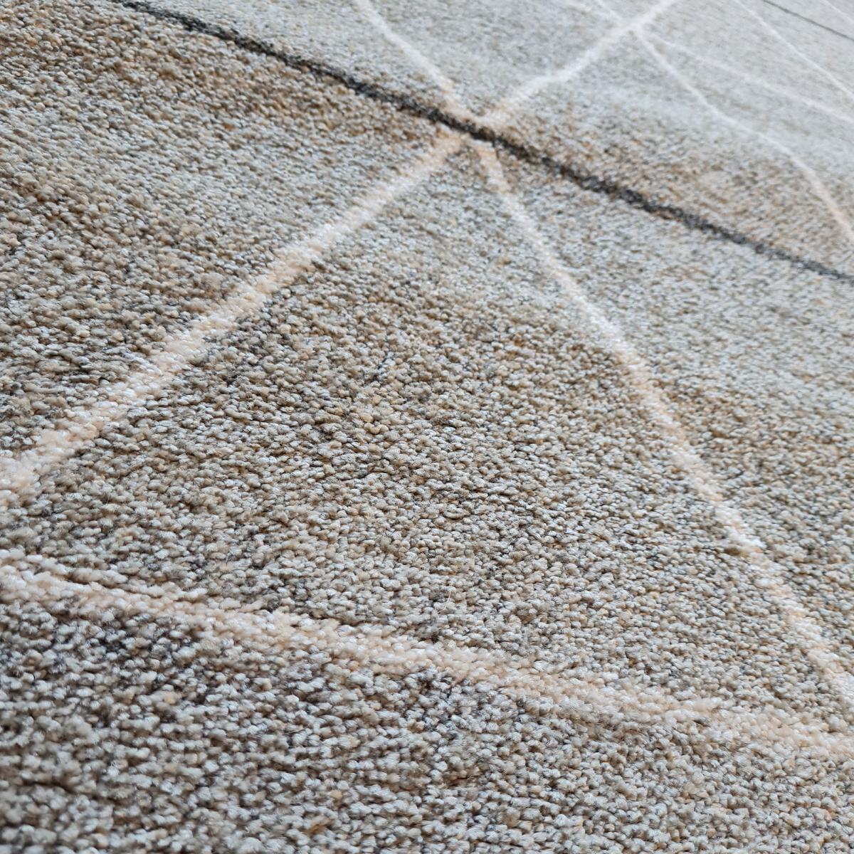 Tapis chambre tissé motif scandinave LEYSAN — vue 4