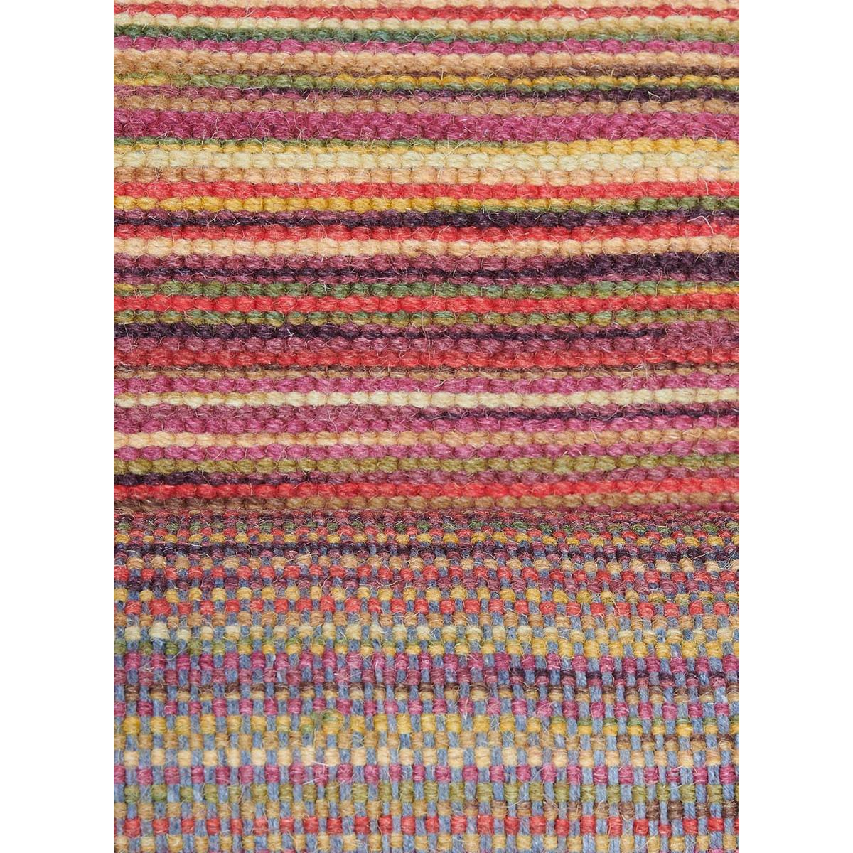 Tapis chambre fait à la main en laine motif géométrique — vue 5