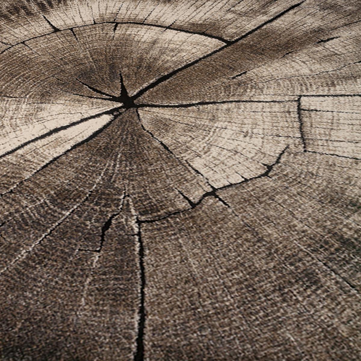 Tapis salon et chambre tissé motif floral RAMPI — vue 4