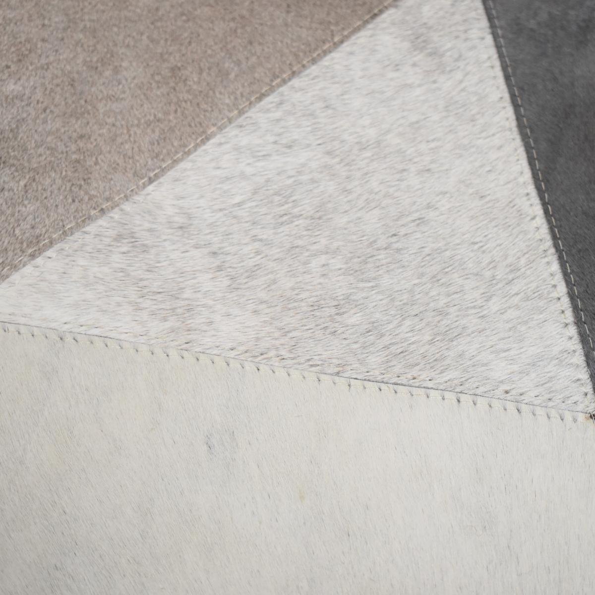 Tapis en peau de vache kilm REDTRI, fait à la main — vue 6