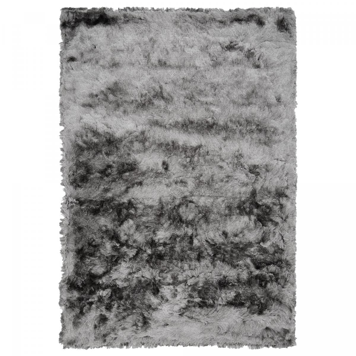 Tapis shaggy fait main motif uni SG FIN
