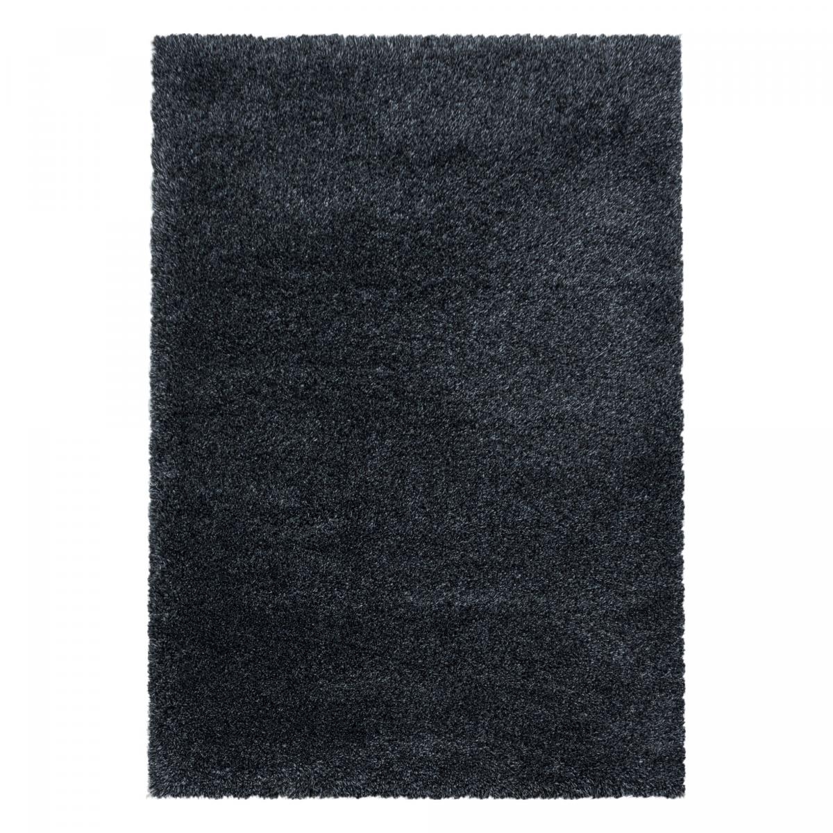 Tapis longs poils shaggy tissé motif uni UNI B