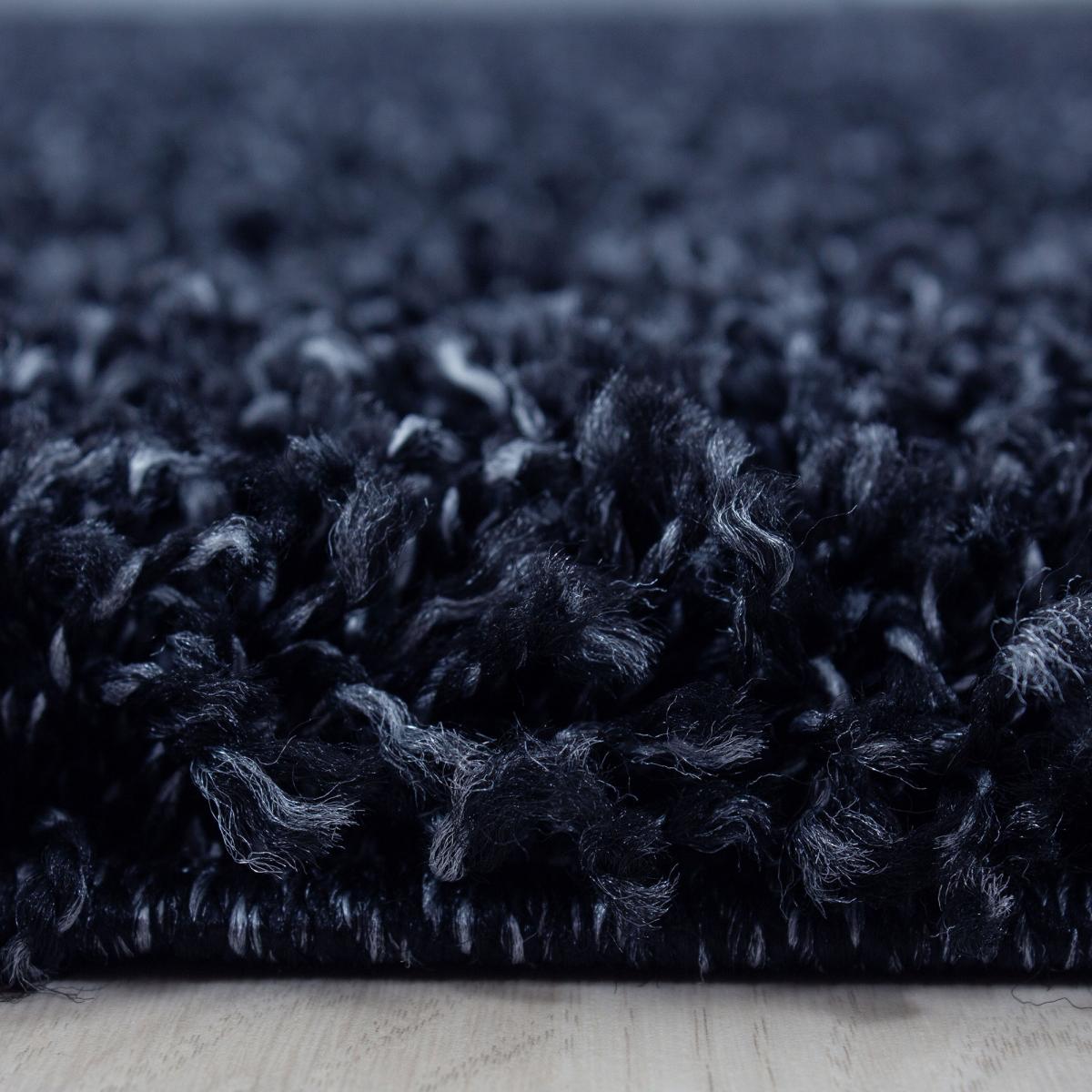 Tapis poils longs shaggy tissé motif uni UNI L — vue 6