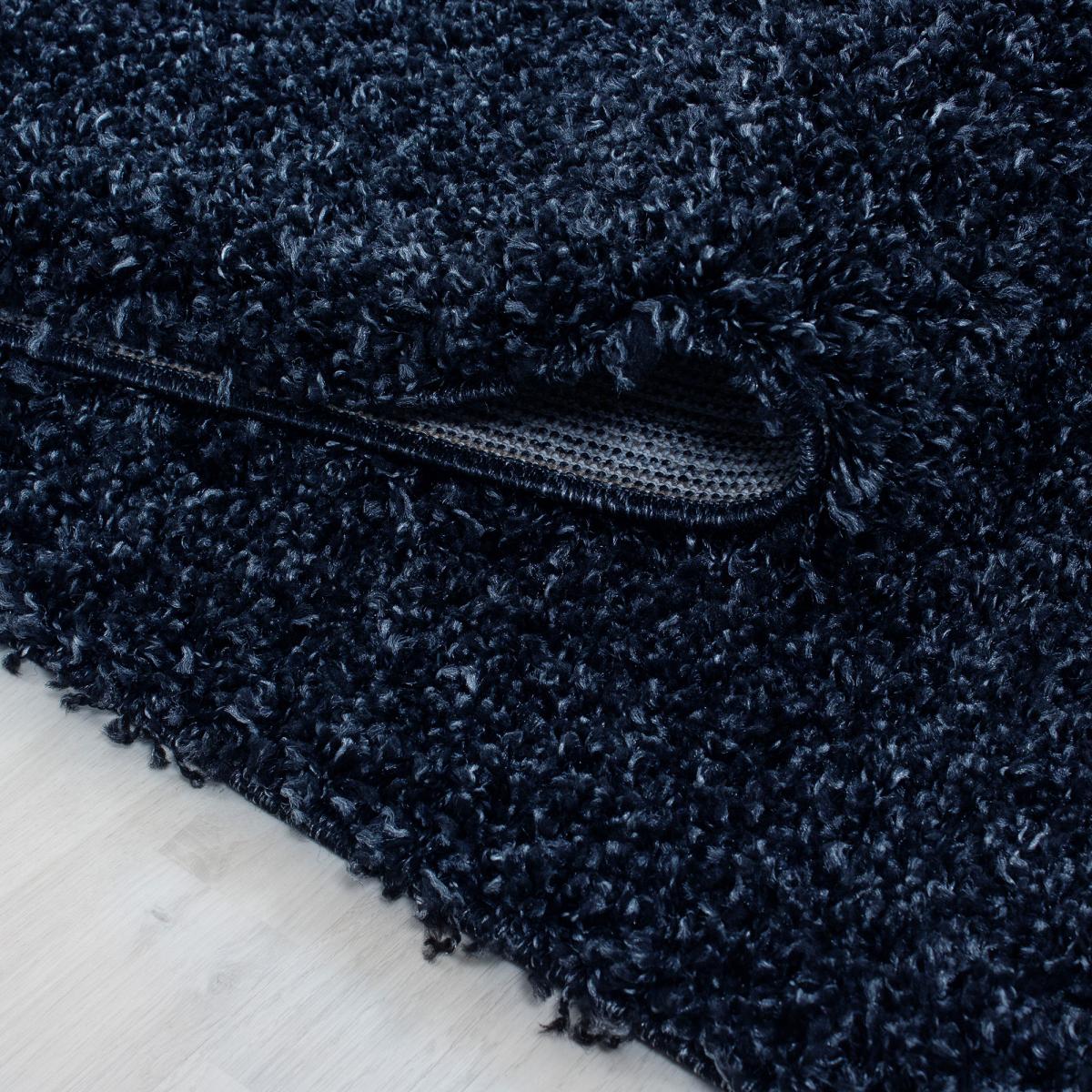 Tapis poils longs shaggy tissé motif uni UNI L — vue 4