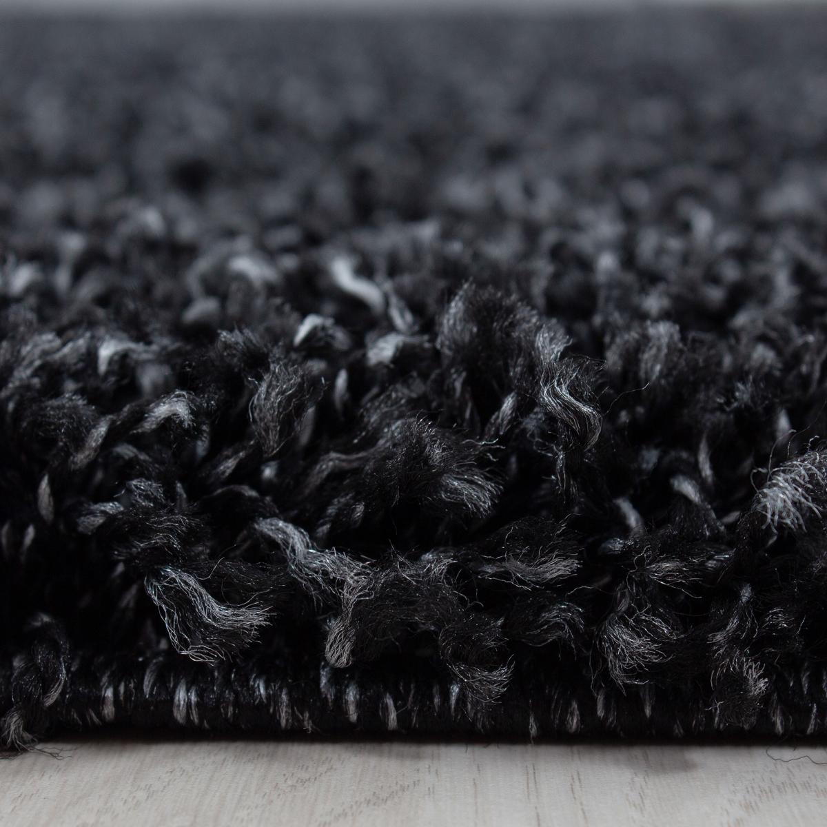 Tapis poils longs shaggy tissé motif uni UNI L — vue 5