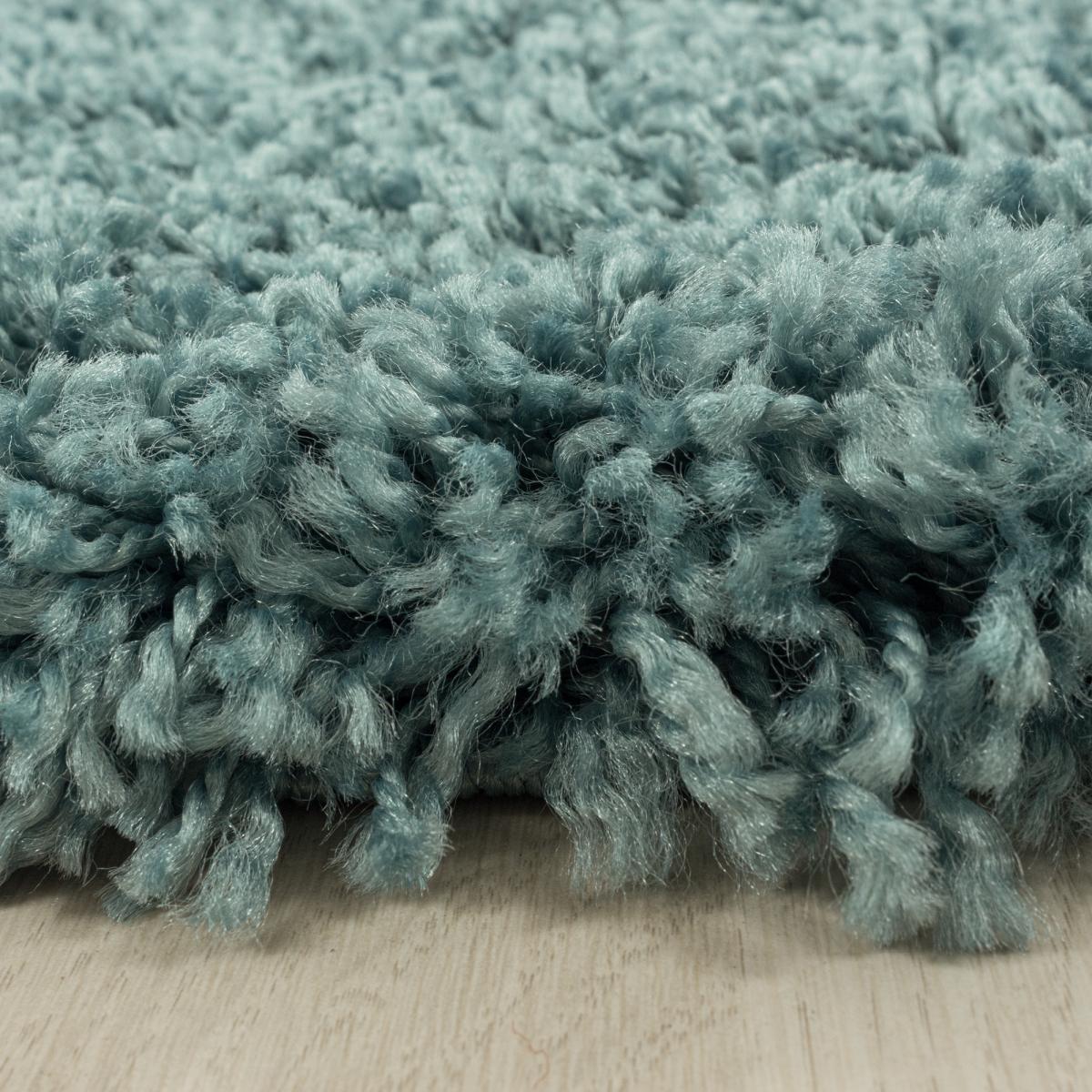Tapis poils longs shaggy tissé motif uni UNI I — vue 4