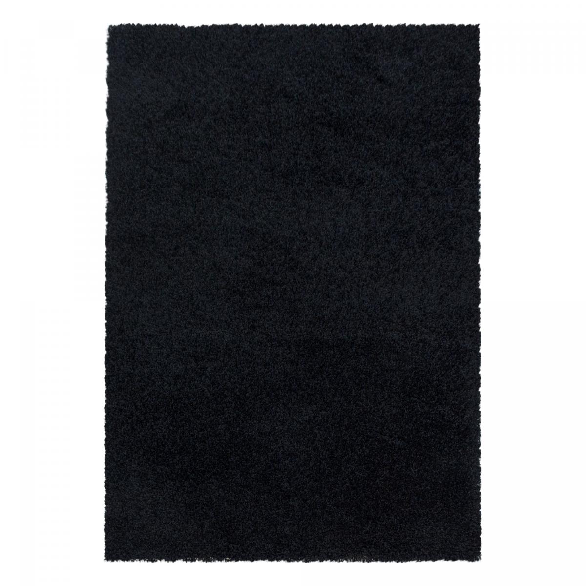 Tapis poils longs shaggy tissé motif uni UNI I