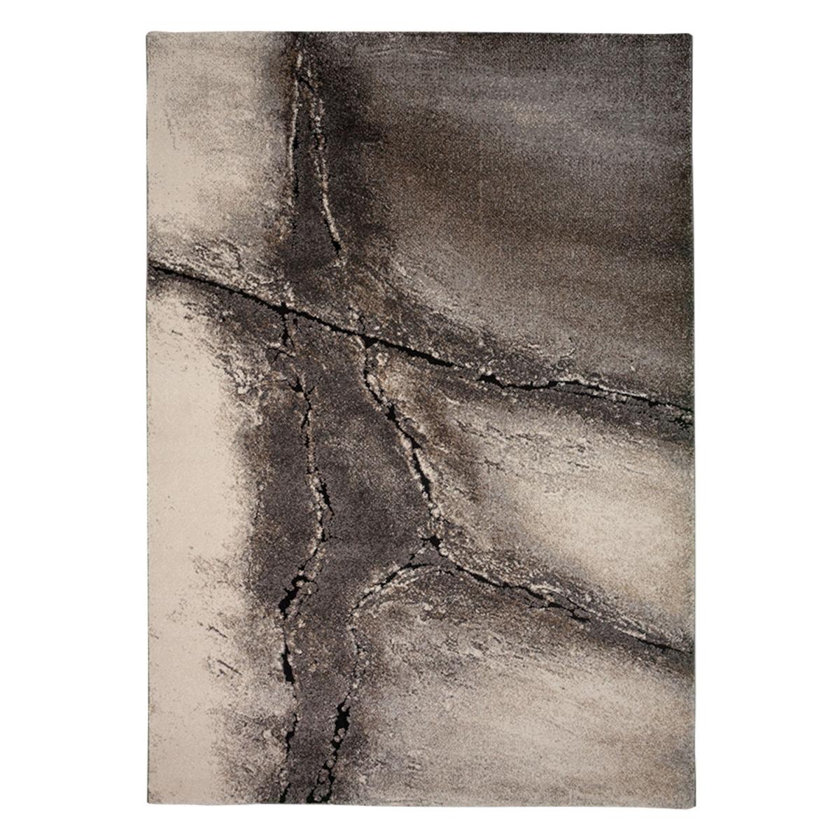 Tapis Chambre tissé motif abstrait TAMPI