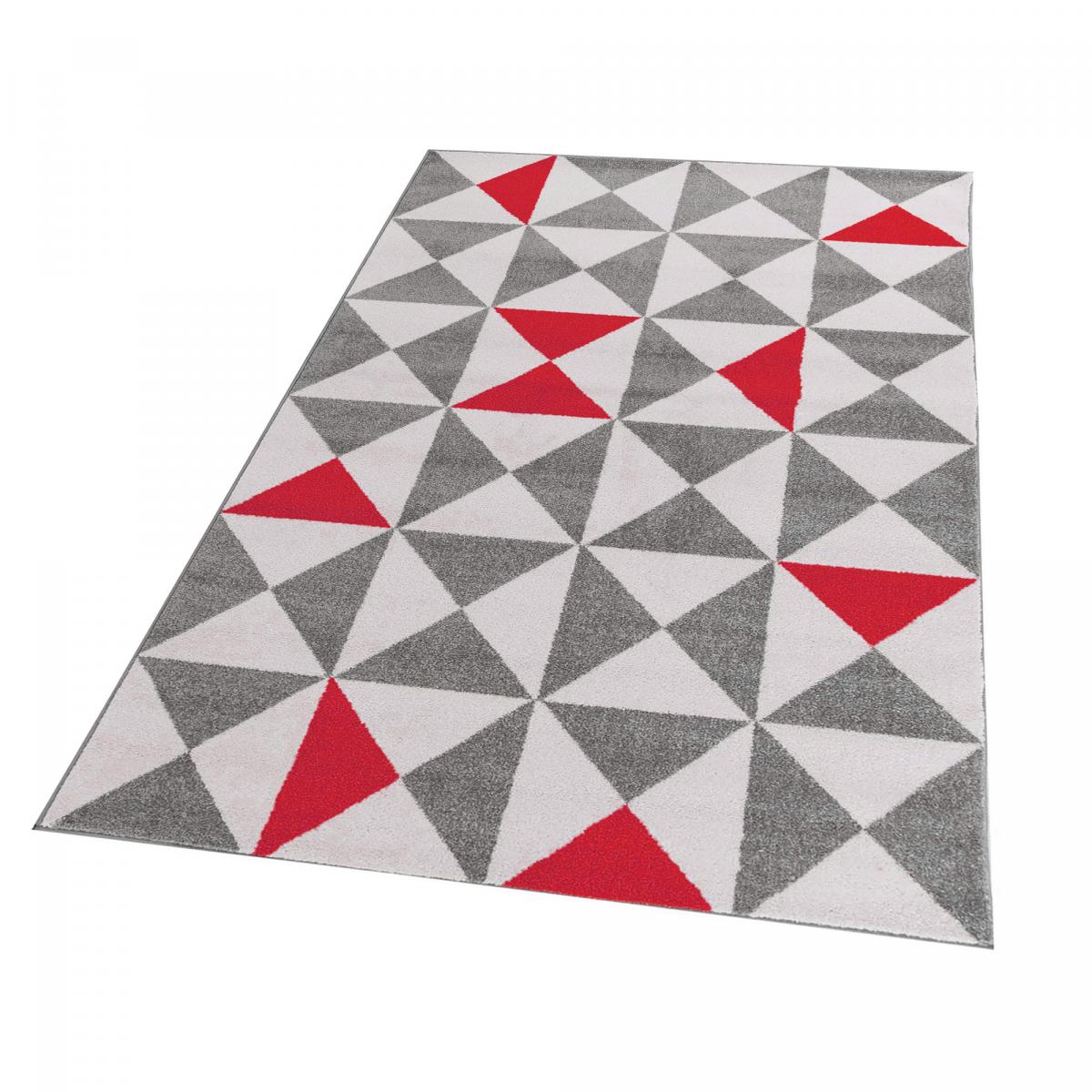 Tapis chambre tissé motif scandinave TRIANGAM — vue 4