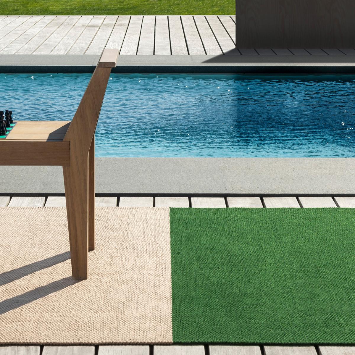 Tapis extérieur kilim fait main en PET DECK — vue 4