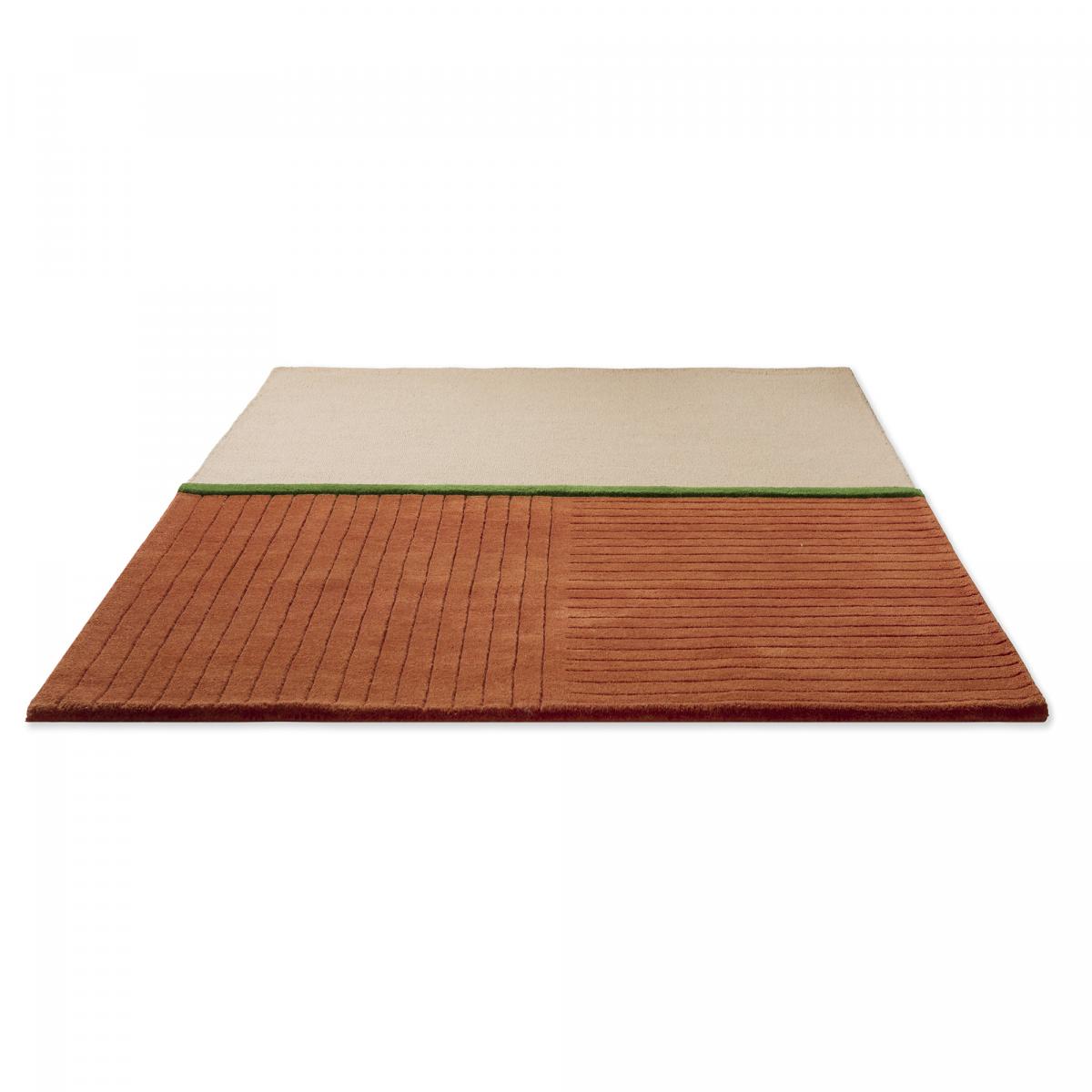 Tapis salon et chambre fait main en laine motif simple DECORIM — vue 6