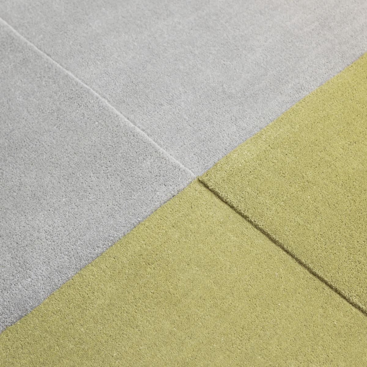 Tapis salon et chambre fait main en laine motif simple DECORA — vue 5