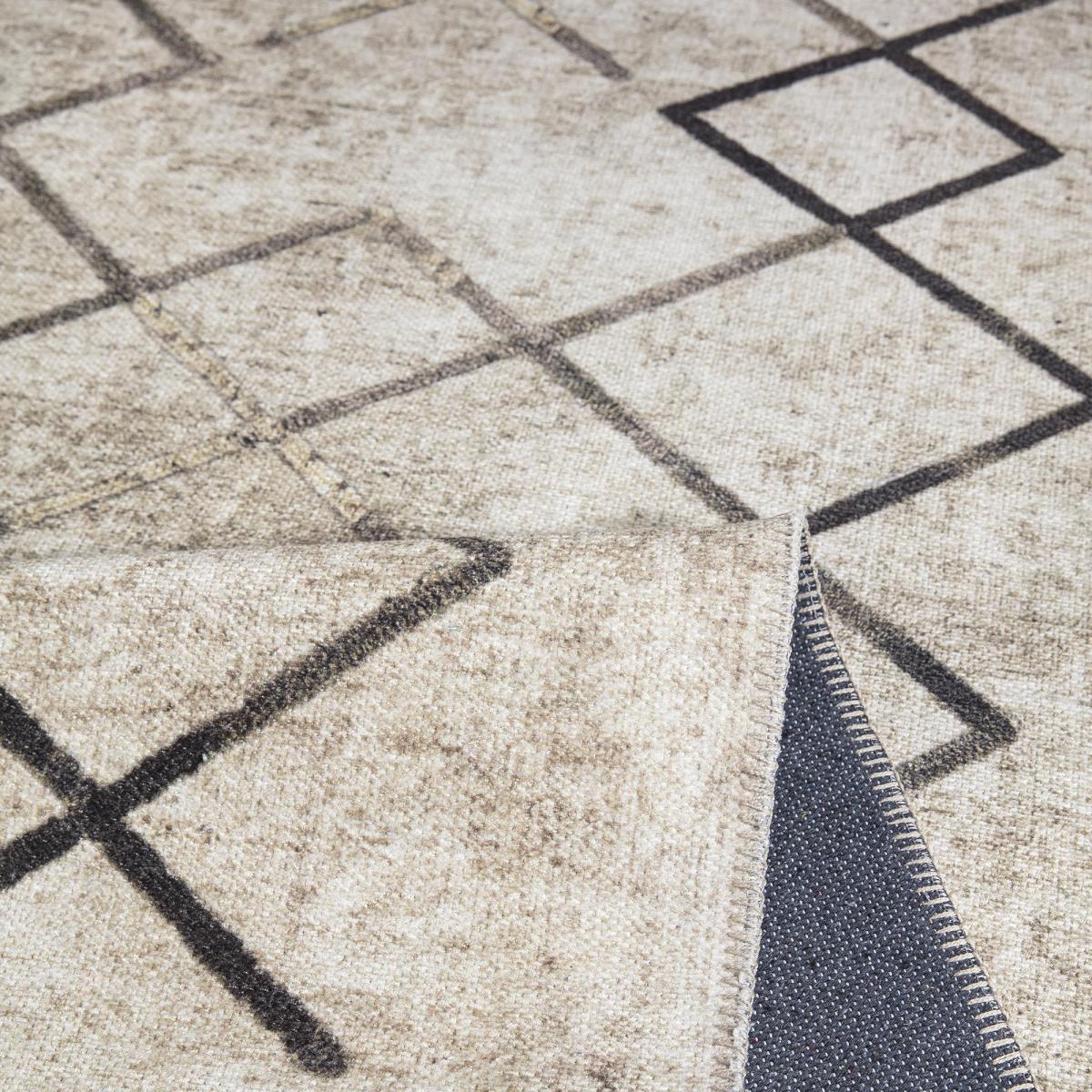 Tapis salon et chambre tissé motif scandinave JOINTA — vue 4