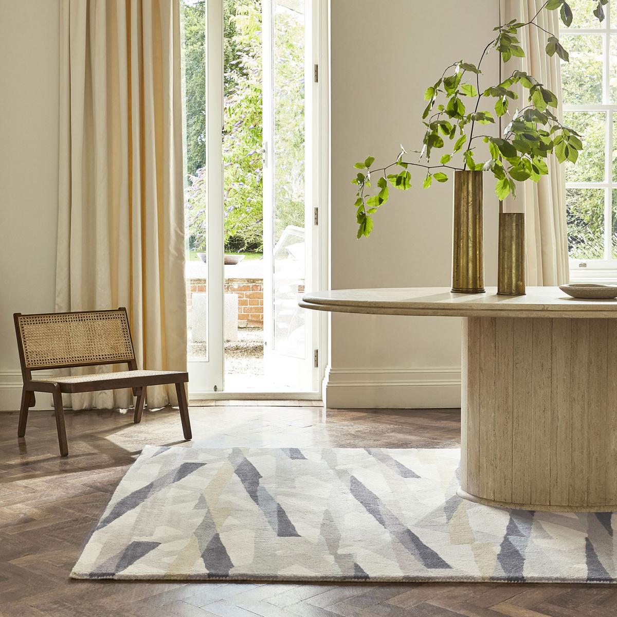 Tapis salon et chambre fait à la main en laine DEFFINITY — vue 3