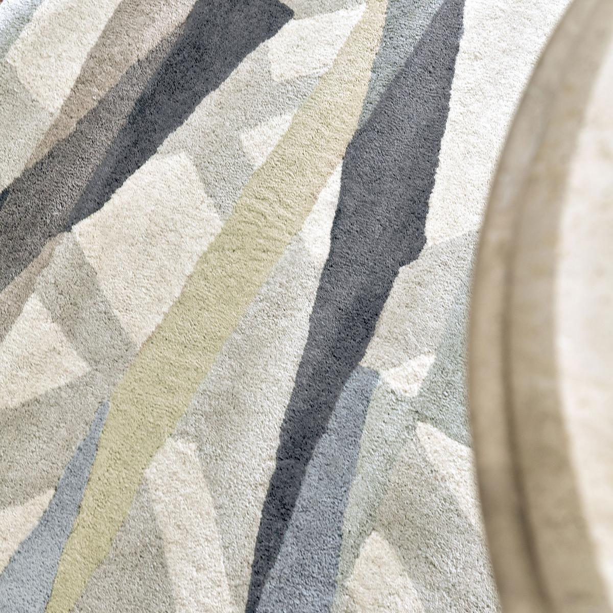 Tapis salon et chambre fait à la main en laine DEFFINITY — vue 5