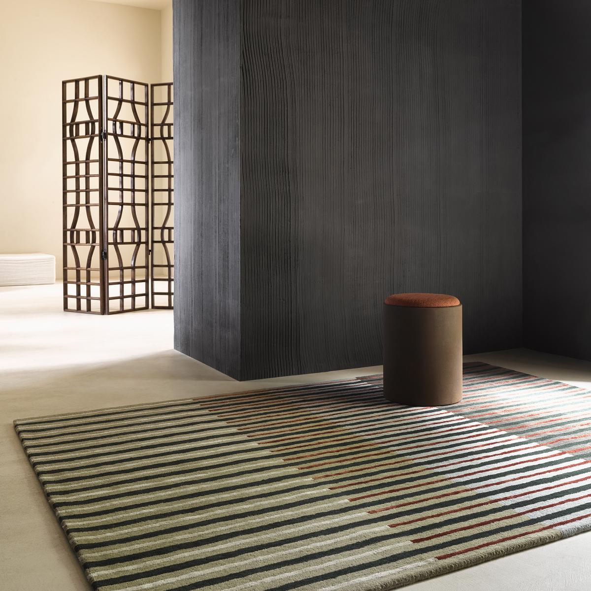 Tapis salon et chambre DEPROOF, fait à la main motif géométrique — vue 3