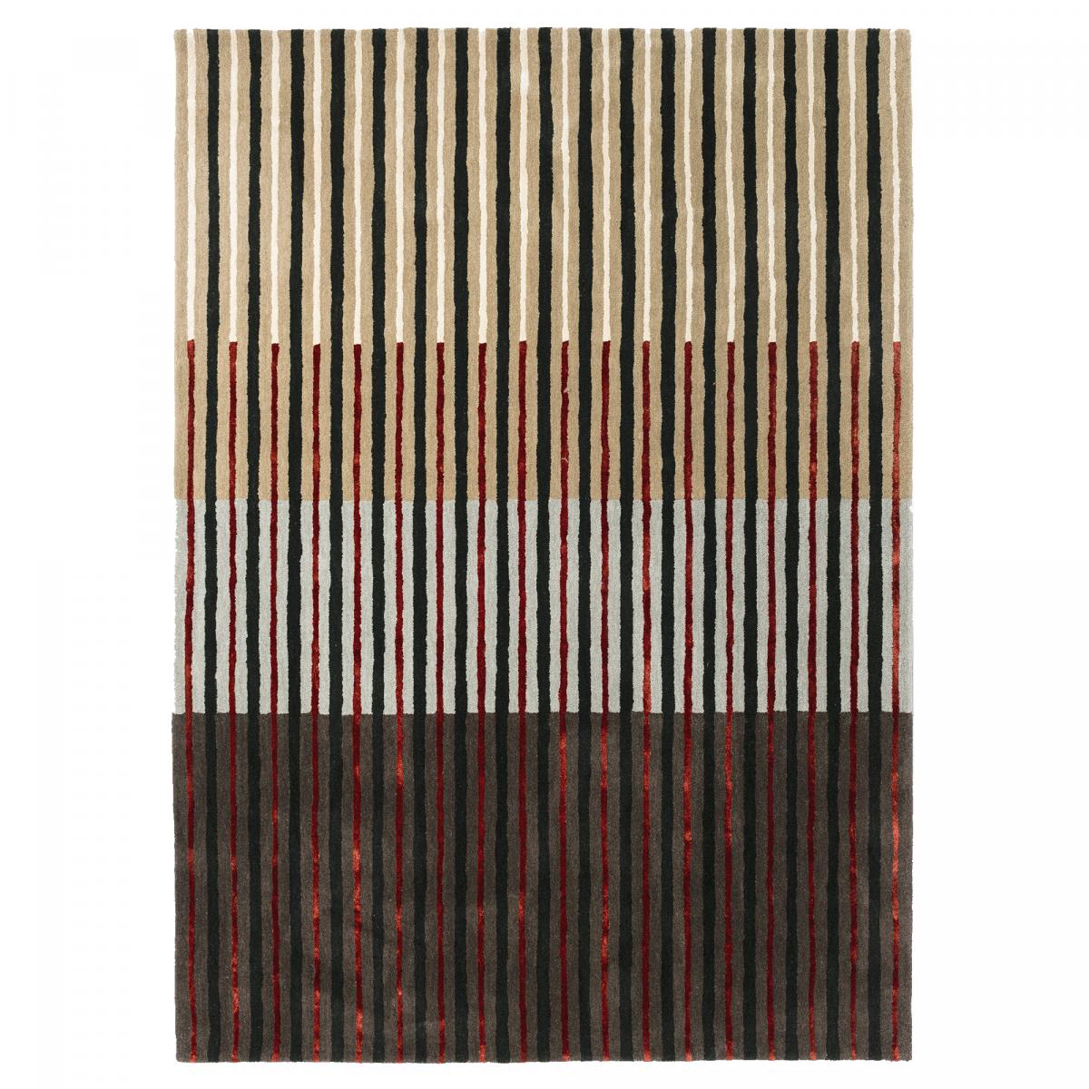 Tapis salon et chambre DEPROOF, fait à la main motif géométrique