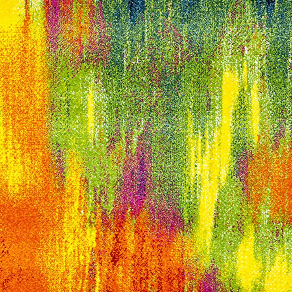 Tapis salon et chambre tissé motif géométrique LYN8 BELO 1 — vue 5