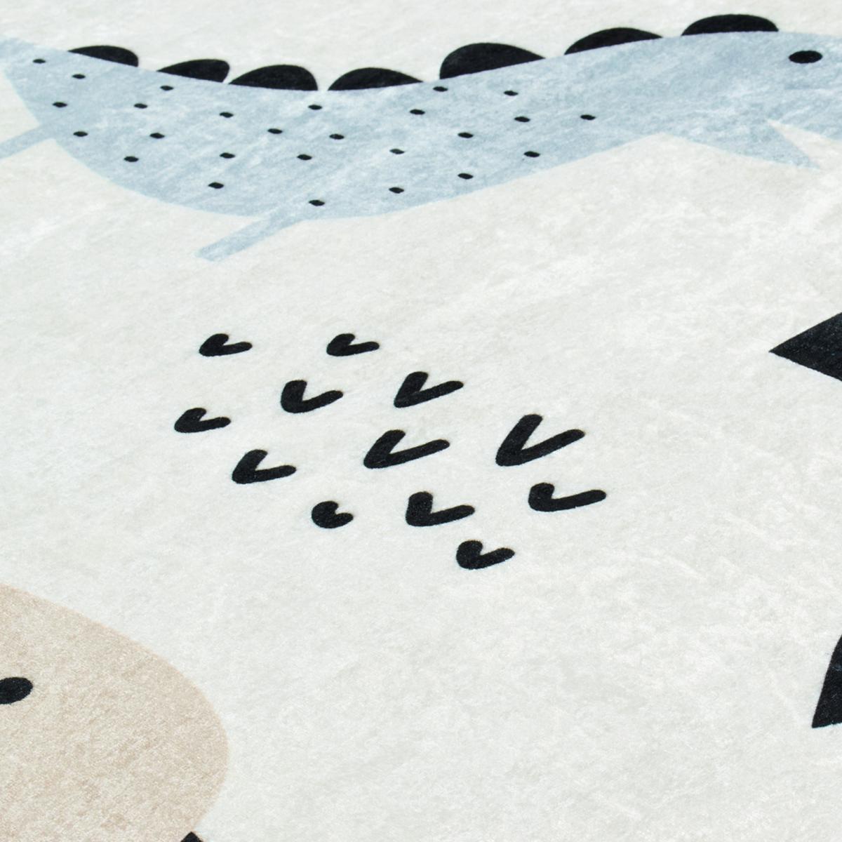 Tapis enfant tissé motif animaux DINO — vue 5