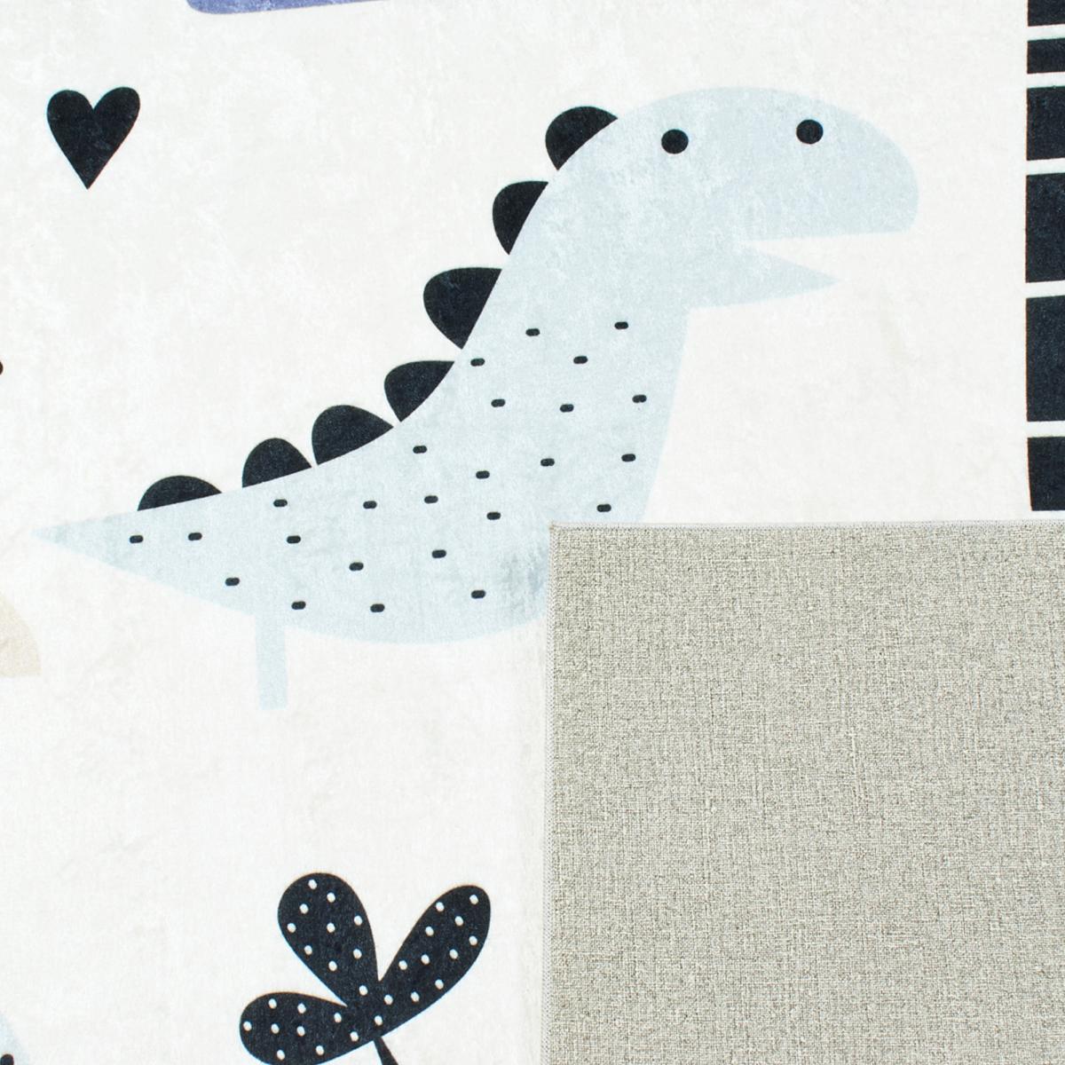 Tapis enfant tissé motif animaux DINO — vue 4