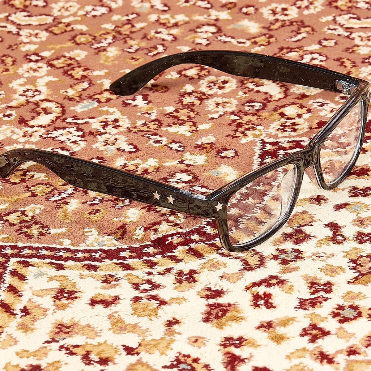 Tapis oriental tissé motif ancestral PEMBE — vue 4