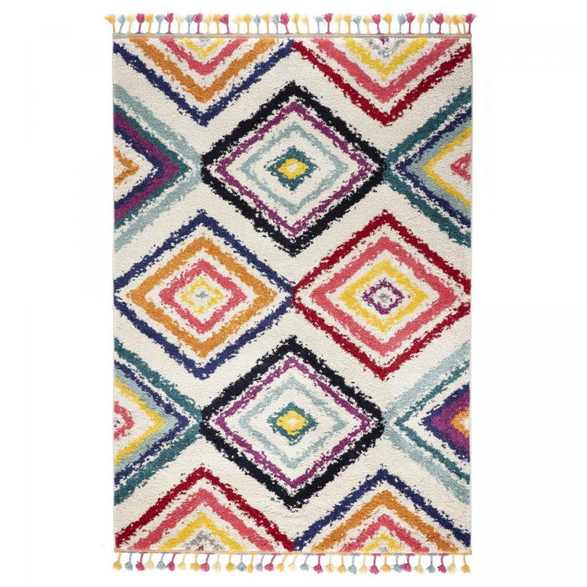Tapis berbère tissé motifs ethno-chic LYN5 DOROTEA — vue 3