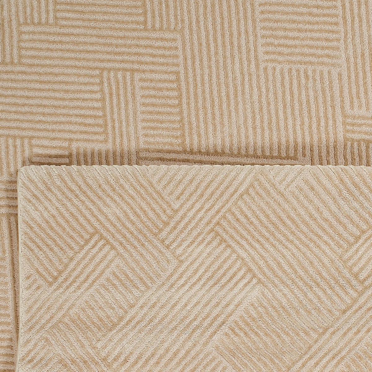 Tapis salon et chambre tissé motif géométrique CEROTEO — vue 4